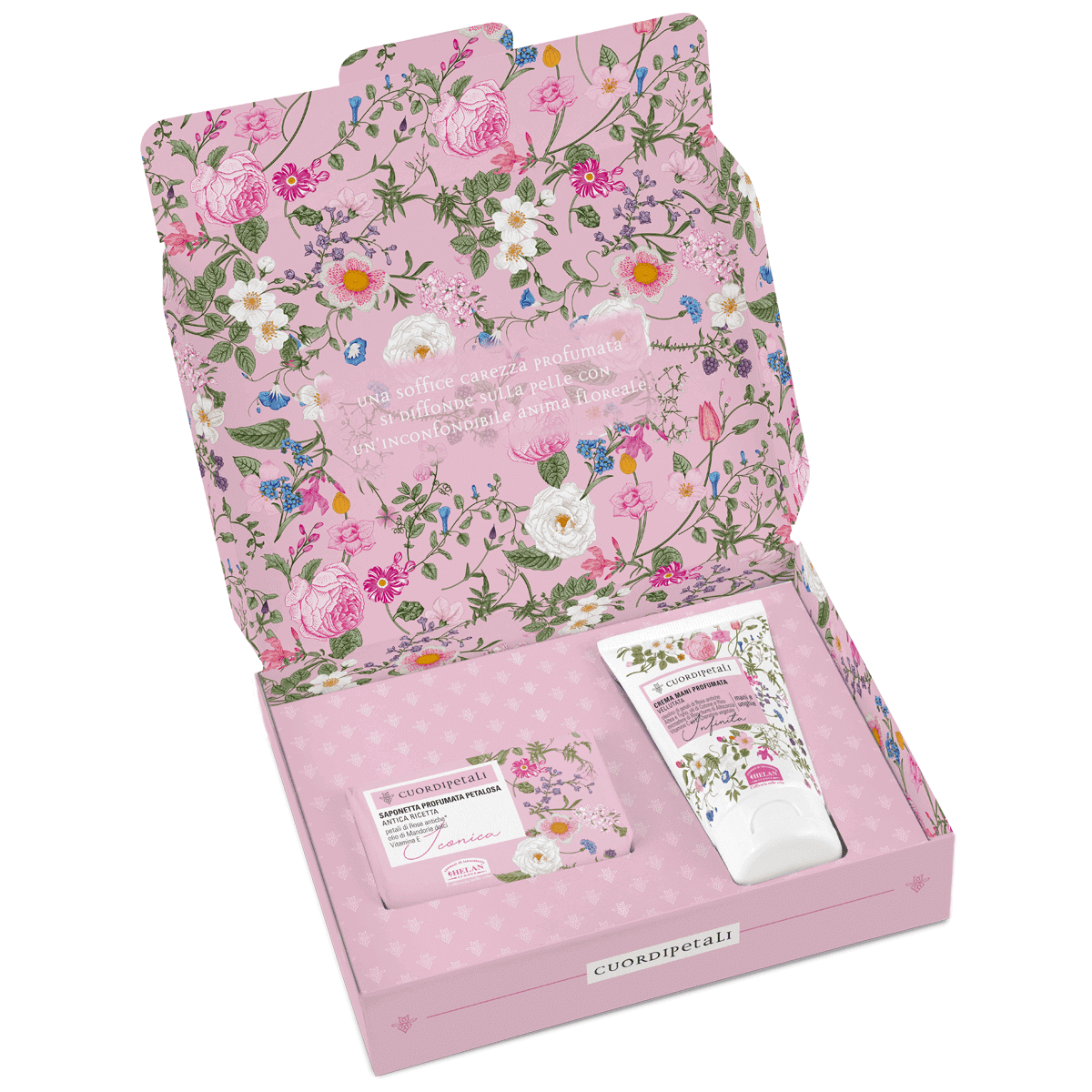 Caja de regalo Corazón de pétalos