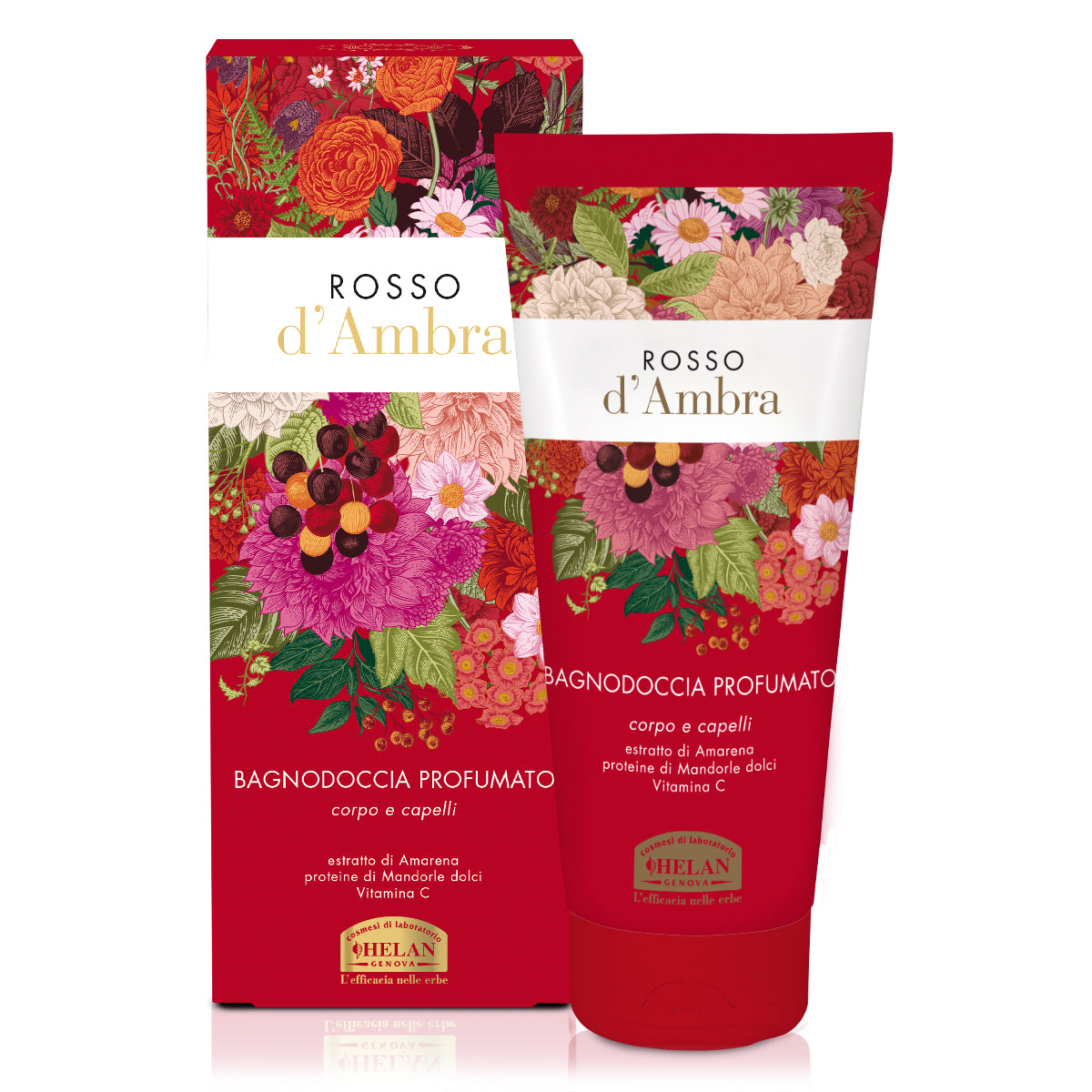 Red Amber Scented Shower Gel