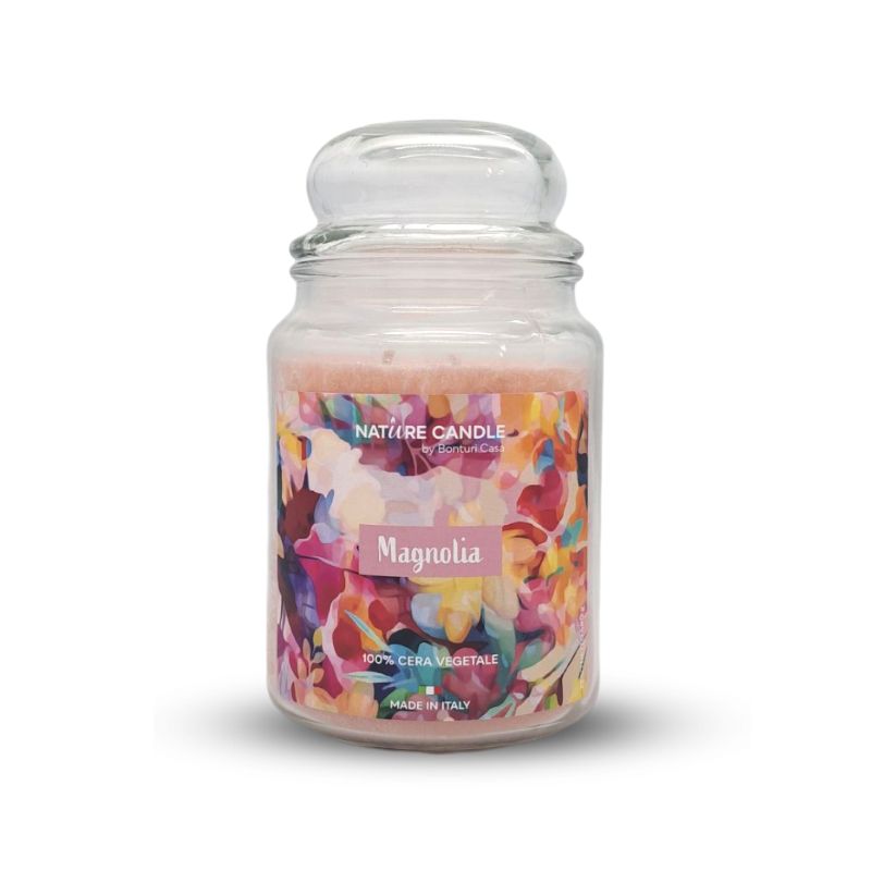 candele profumate magnolia 580g