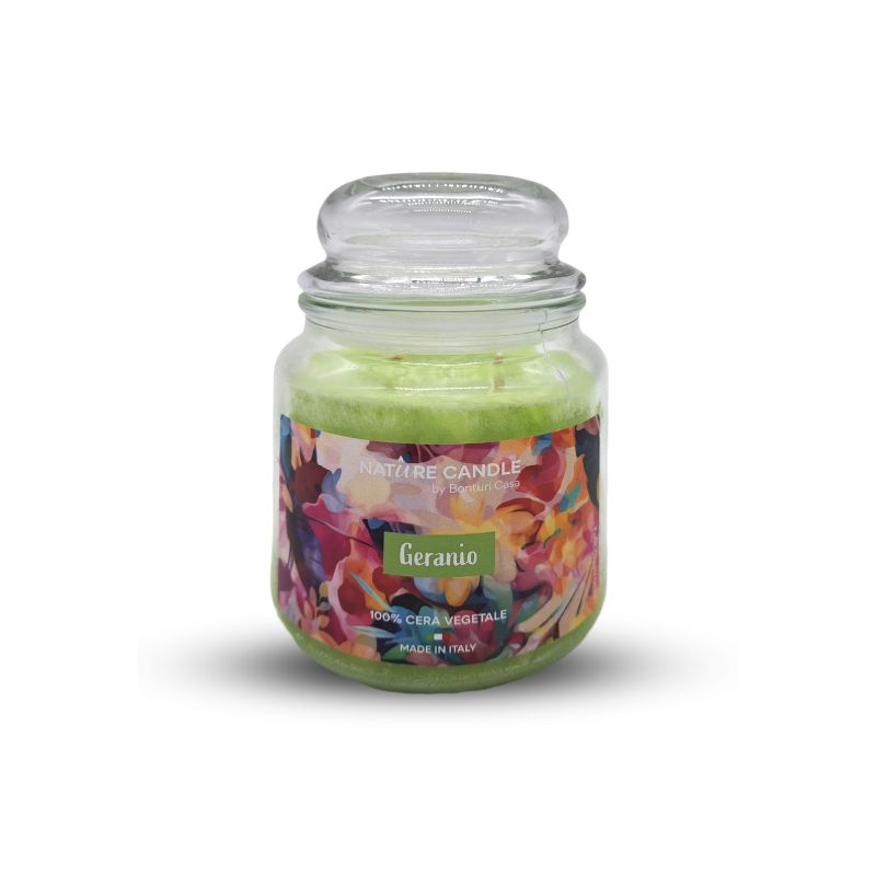 candele profumate geranio 380g