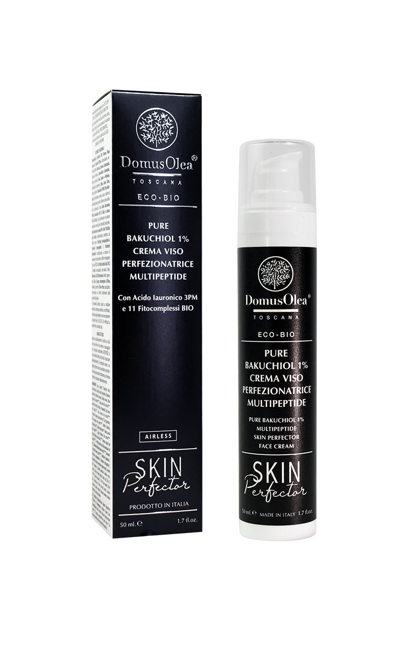 Crema facial perfeccionadora multipeptídica con bakuchiol puro al 1% (50 ml)