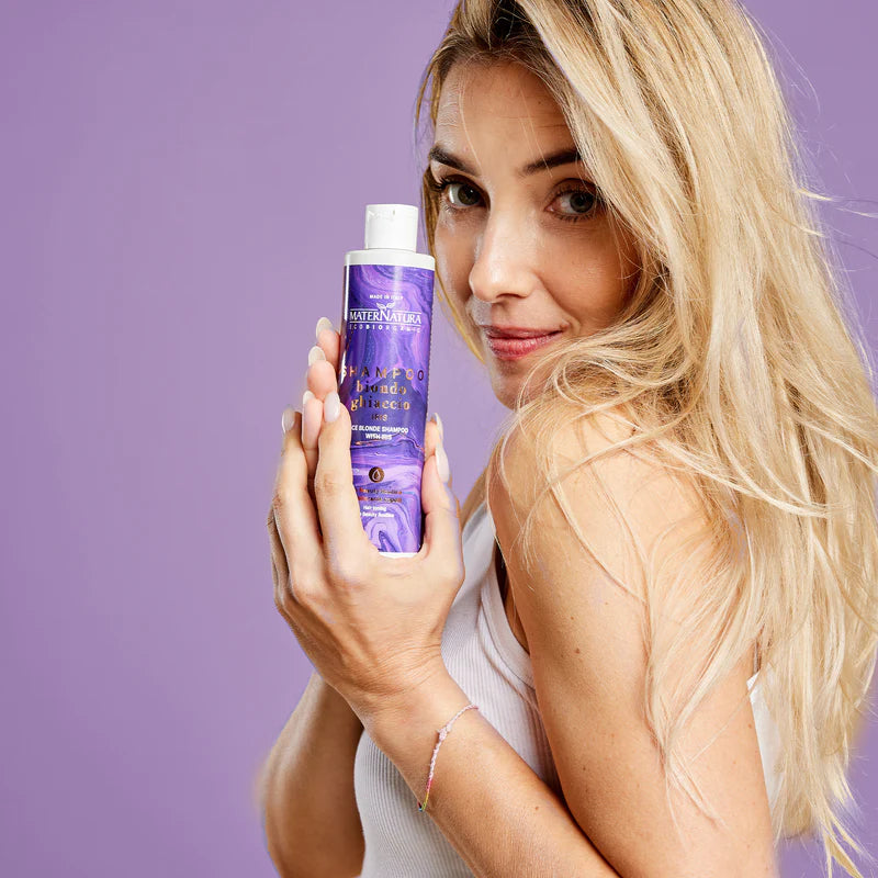 Shampoo Tonalizzante Capelli Biondo Ghiaccio all'Iris 250ml