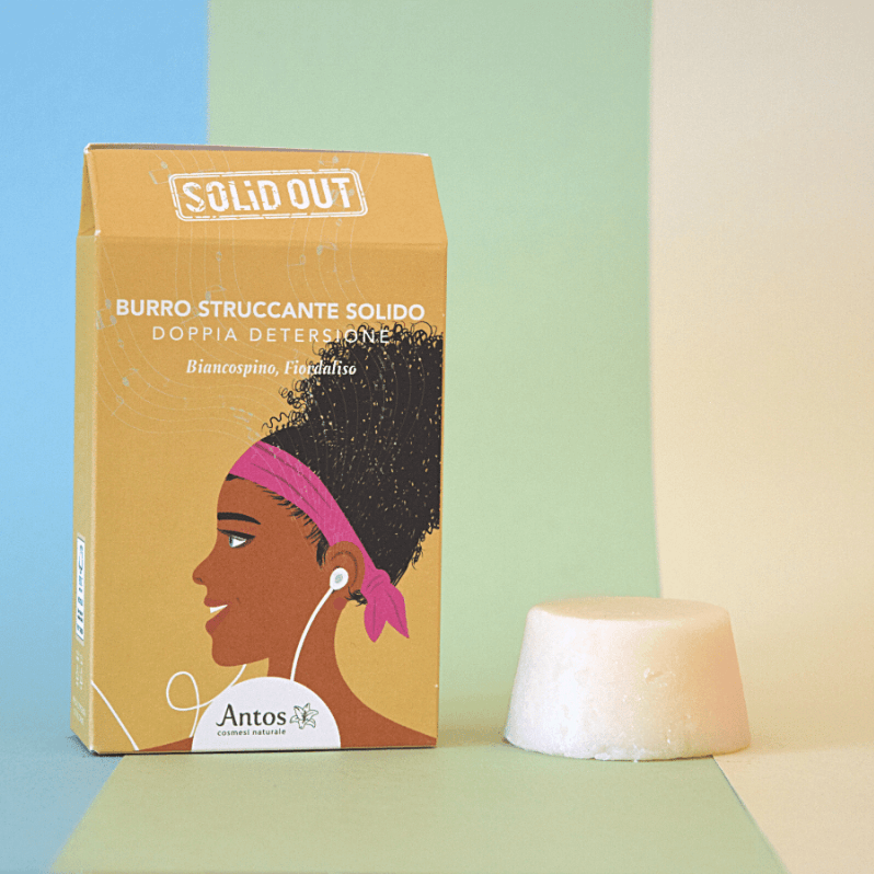 ANTOS Solid Out - Burro Struccante Solido Doppia Detersione - 200 ml