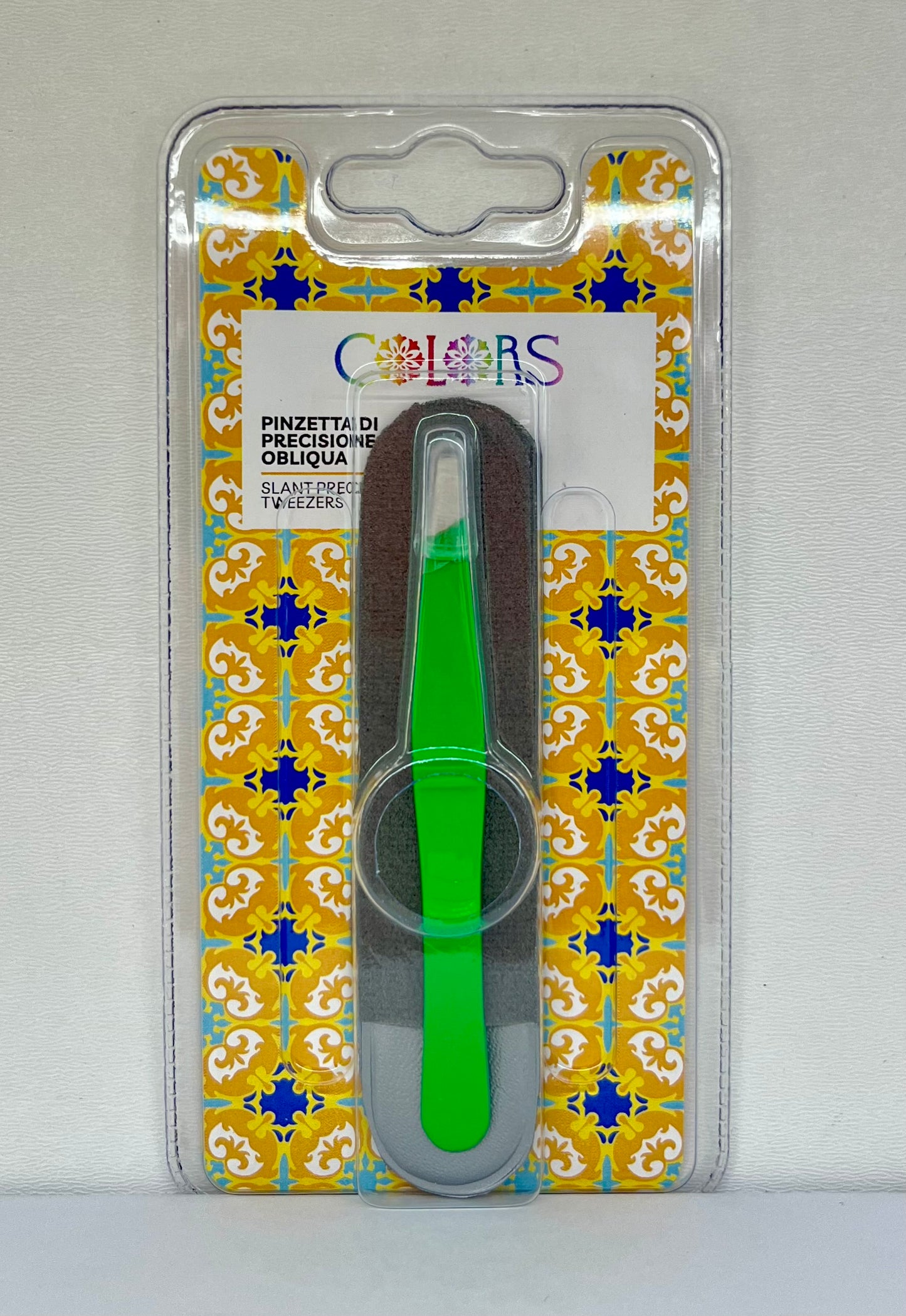 Precision tweezers oblique