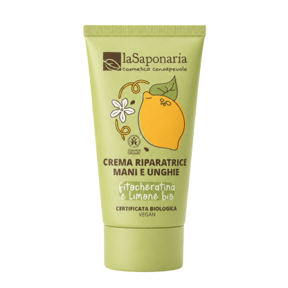 Crema Riparatrice Mani e Unghie Fitocheratina e Limone Bio