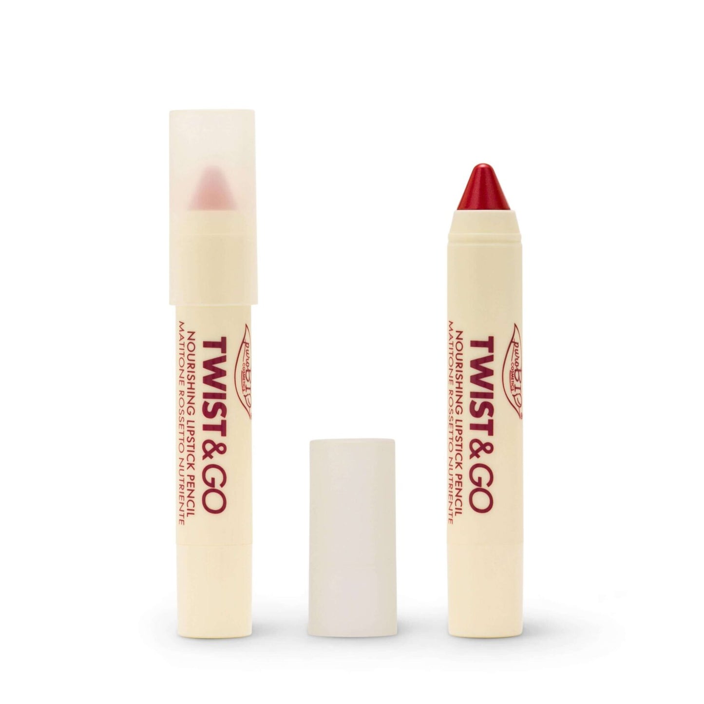 PUROBIO Twist & Go - Matitone Rossetto Nutriente 505 Raspberry Red