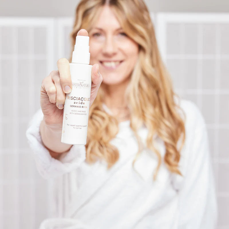 Risciacquo Acido Capelli al Geranio Rosa 150ml