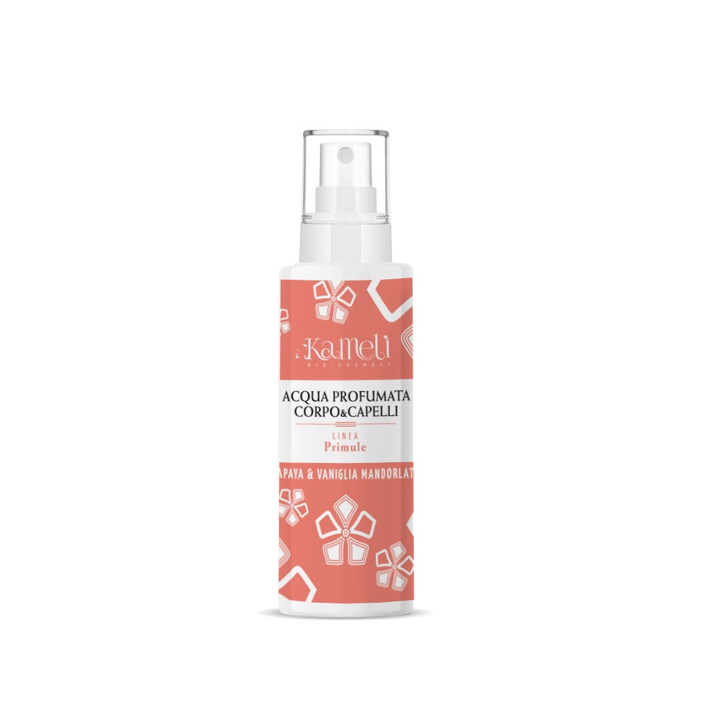 ACQUA PROFUMATA CORPO E CAPELLI PAPAYA E VANIGLIA MANDORLATA