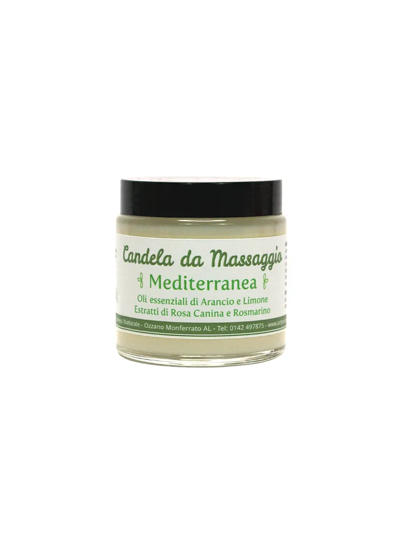 Body Butter - Mediterranean Massage Candle Sweet Orange and Lemon
