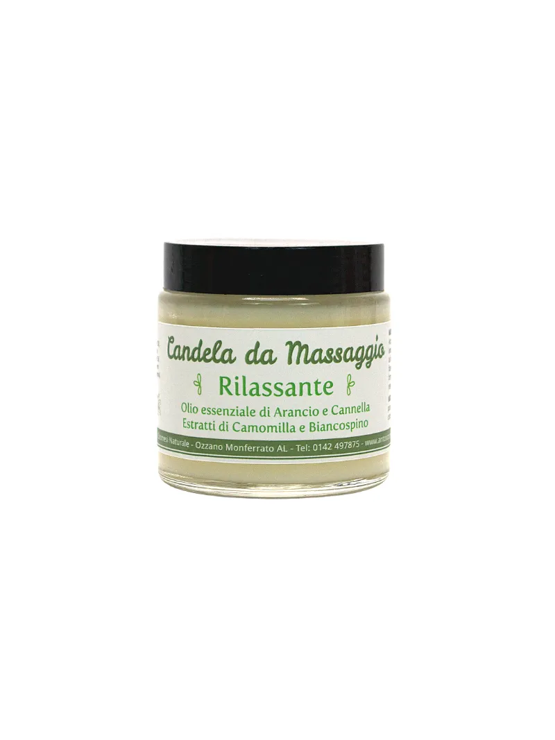 Body Butter - Relaxing Massage Candle Bitter Orange and Cinnamon