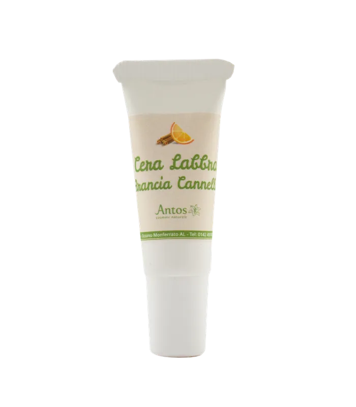 Cera labbra emolliente Arancia e Cannella