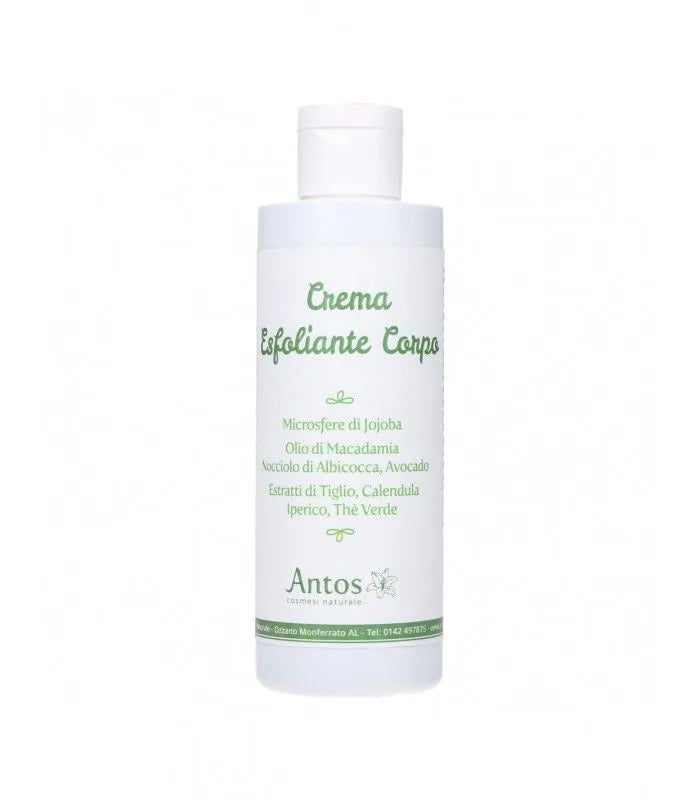 Exfoliating scrub cream with jojoba vegetable microspheres