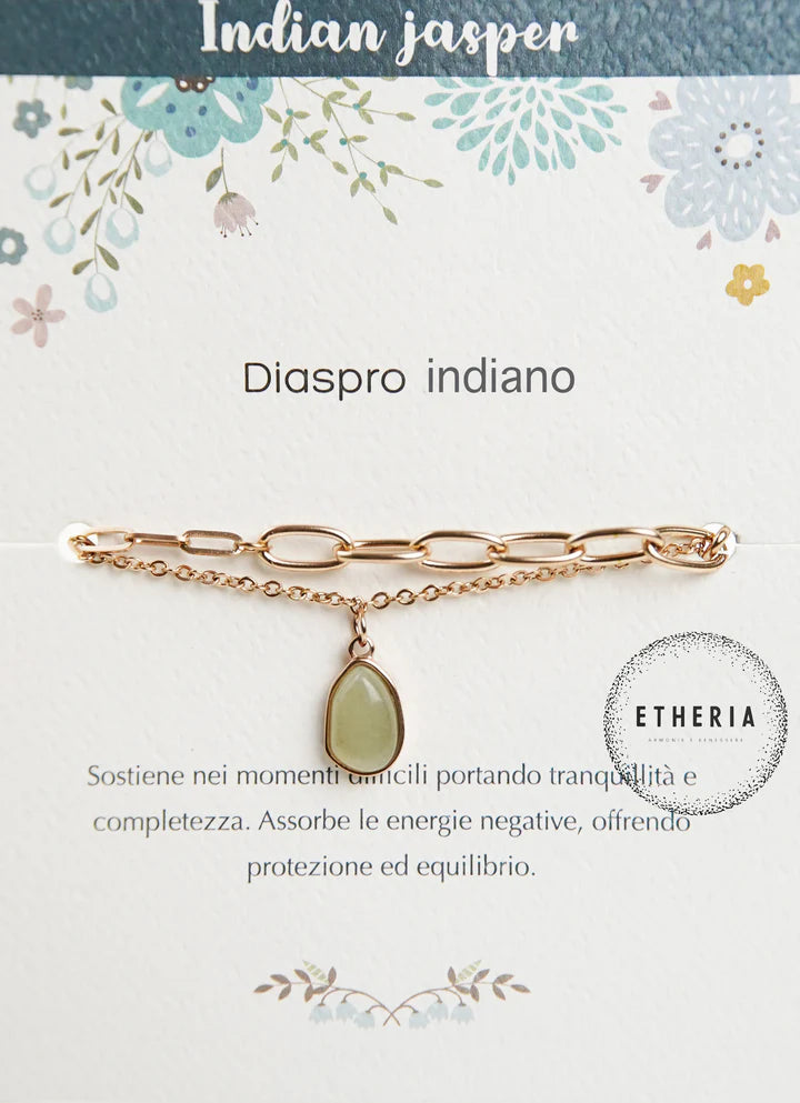 Bracciali Pietre dell'Anima diaspro indiano