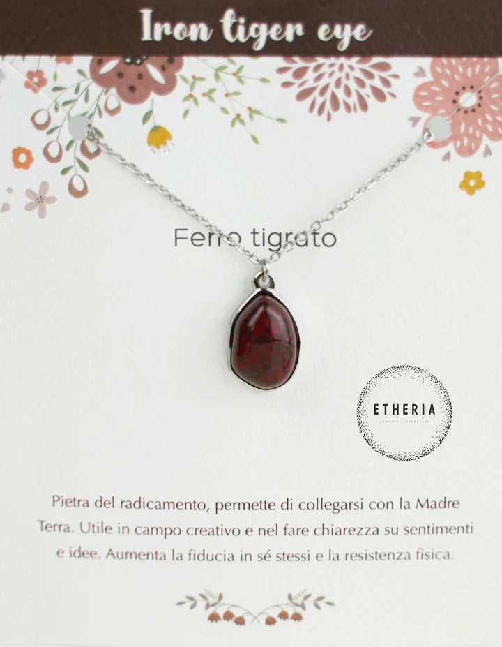 Collane Pietre dell'Anima ferro tigrato