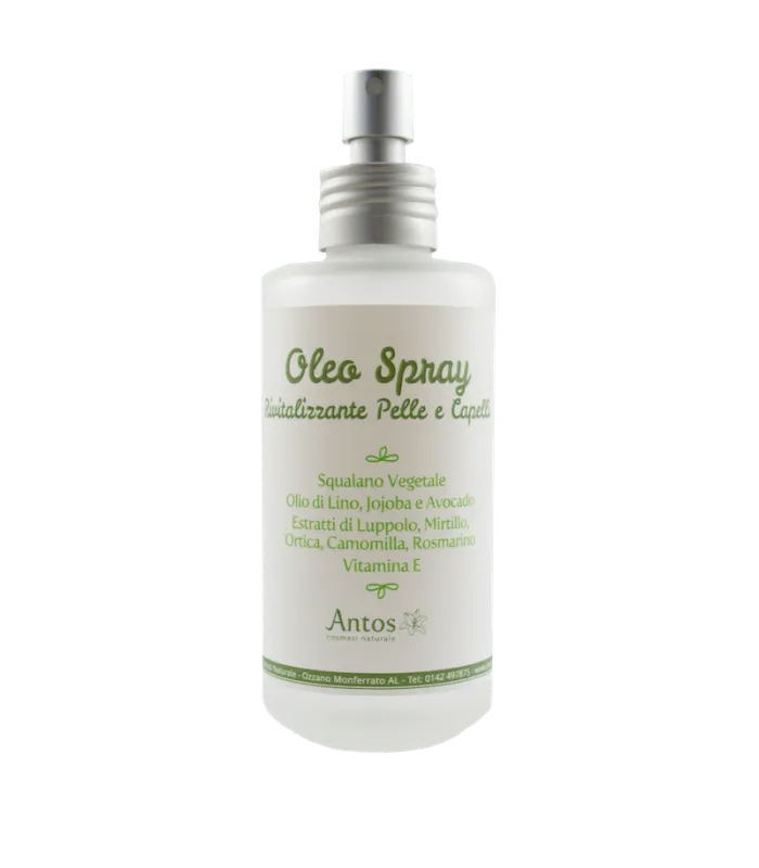 Oleo Spray - Aceite seco revitalizante y protector para cuerpo y cabello.
