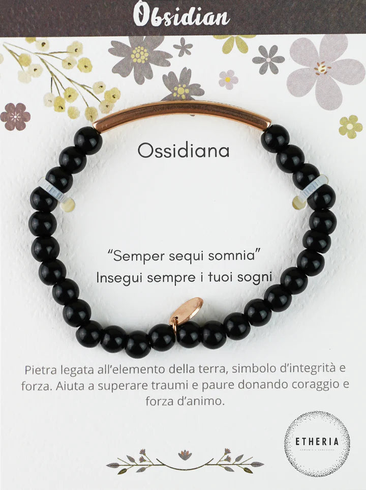 Bracciali Pietre della Filosofia ossidiana