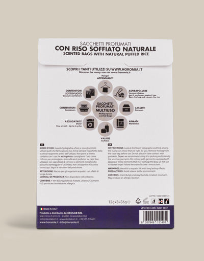 Sobres perfumados de talco multiusos para bebés (3 x 12 g)