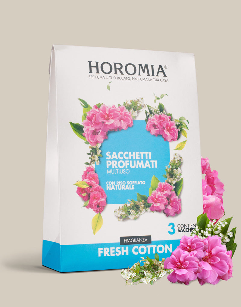 Sacchetti Profumati Multiuso Fresh Cotton 3 x 12g
