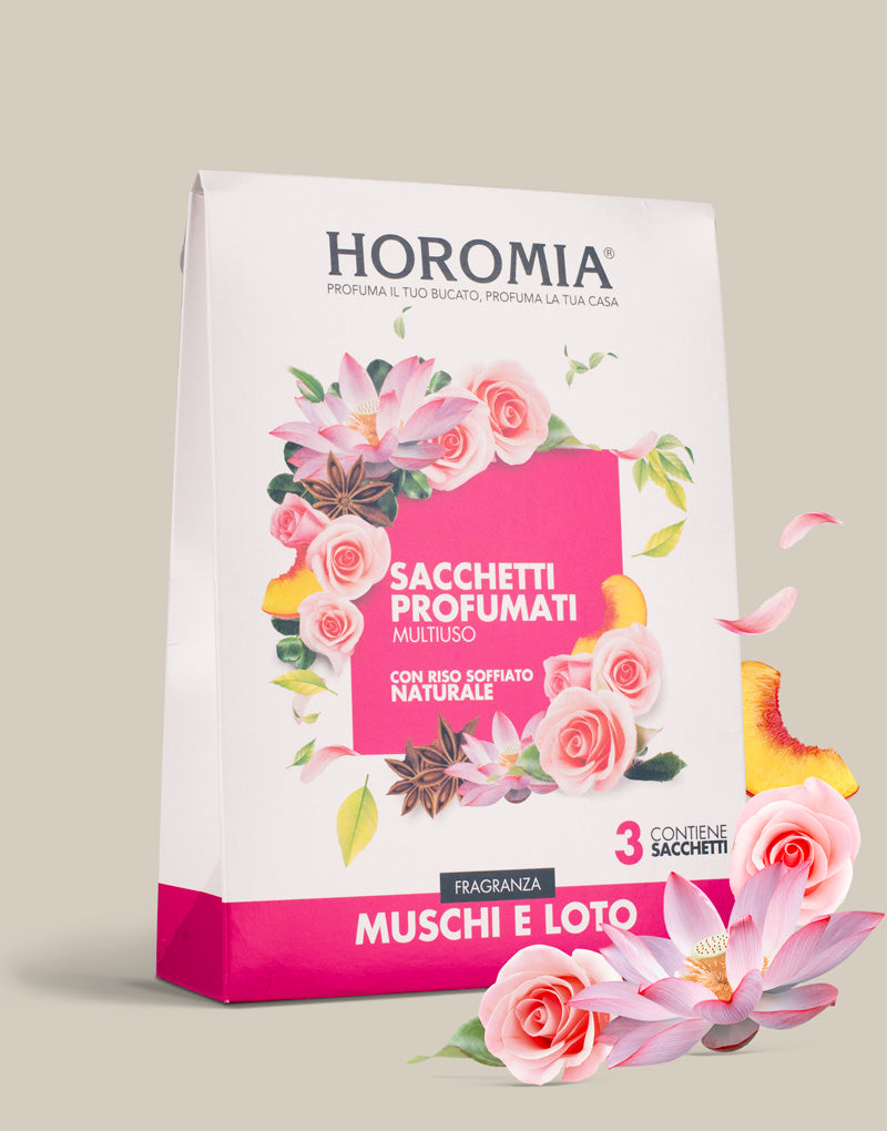 Sacchetti Profumati Multiuso Muschi e Loto 3 x 12g