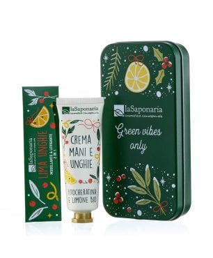 Scrigno - Crema mani Fitocheratina e Limone + Limetta Bosco d'inverno