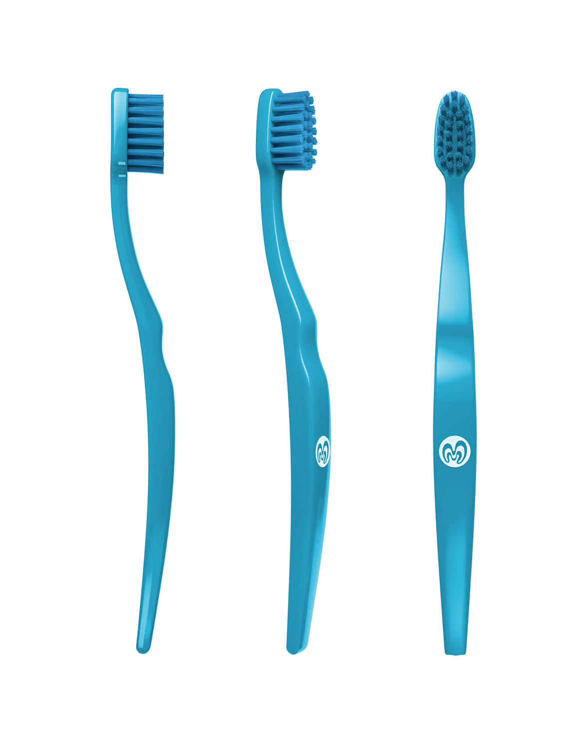 Cepillo de dientes biodegradable para niños - Color azul