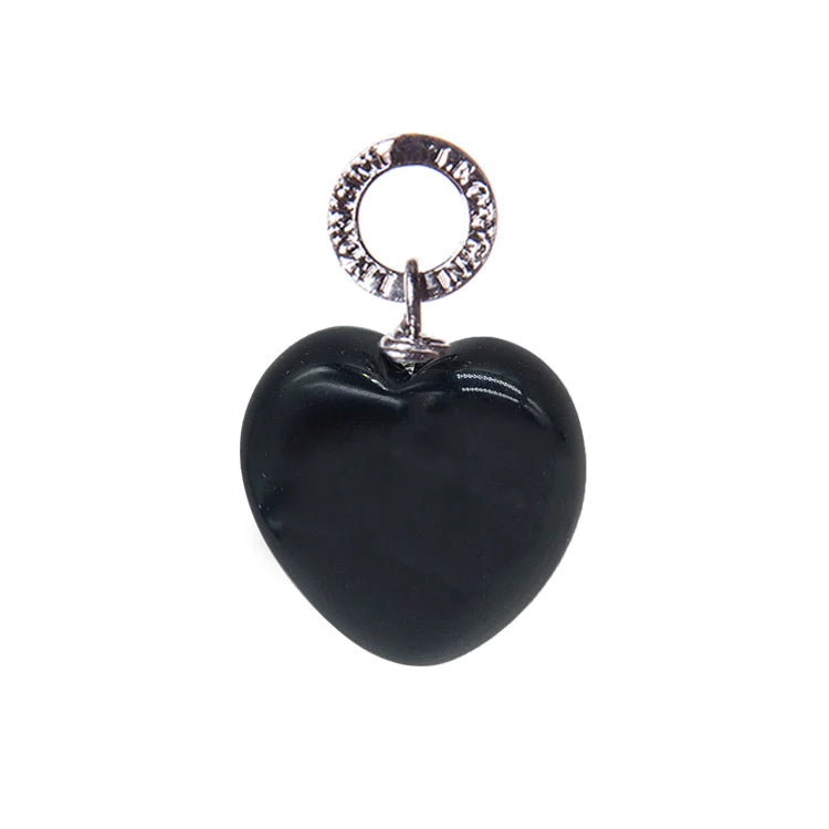 Charm de corazón de obsidiana - Edición limitada