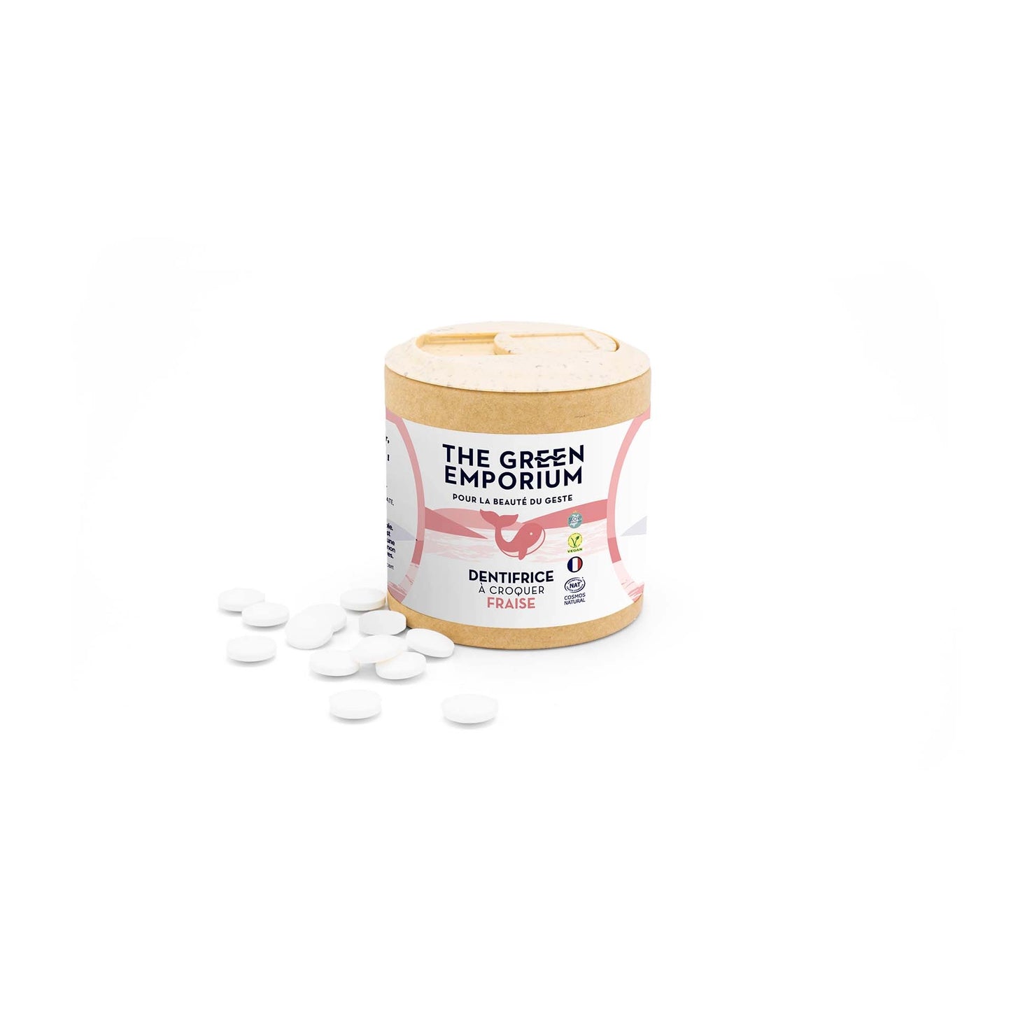 Compresse dentifricio solido - Fragola 120 compresse