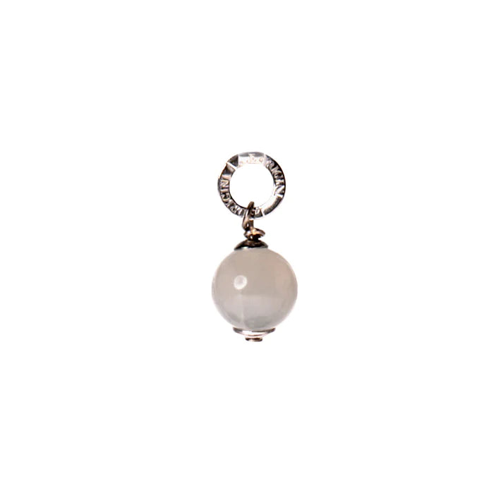 Charm de piedra lunar blanca - Edición limitada