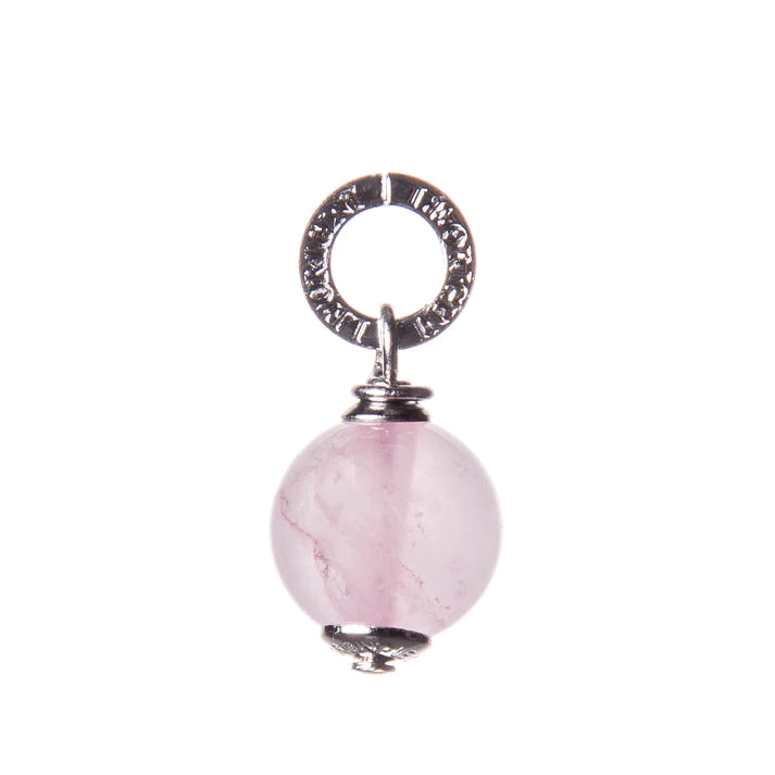 Dije de cuarzo rosa