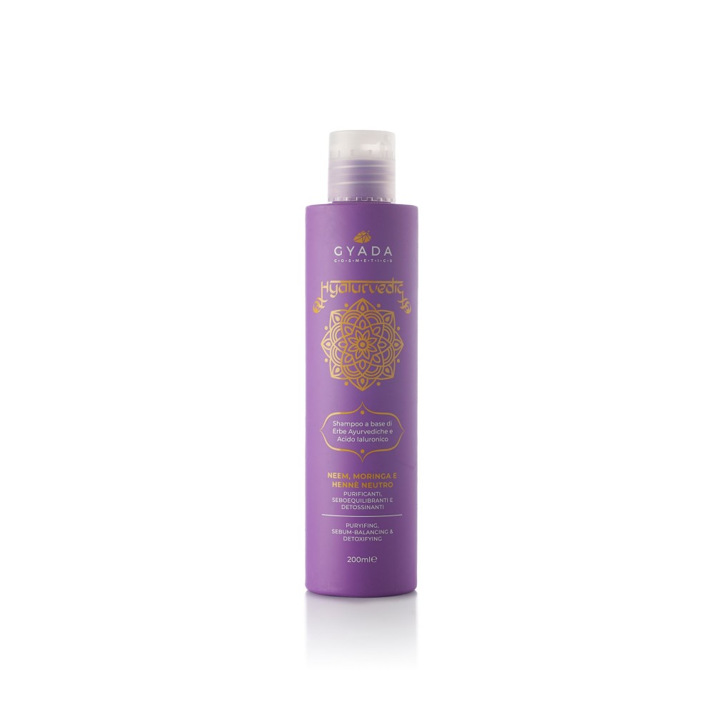 Hyalurvedic Purifying Shampoo - Neem, Moringa, Neutral Henna