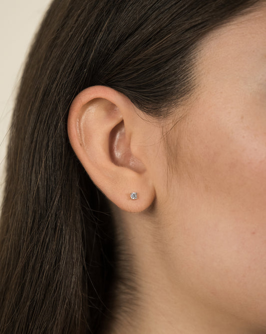 Simonetta Silver Point Light Earrings