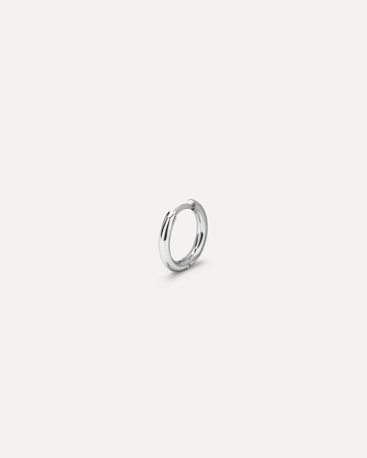Nina Silver Single Hoop Earring