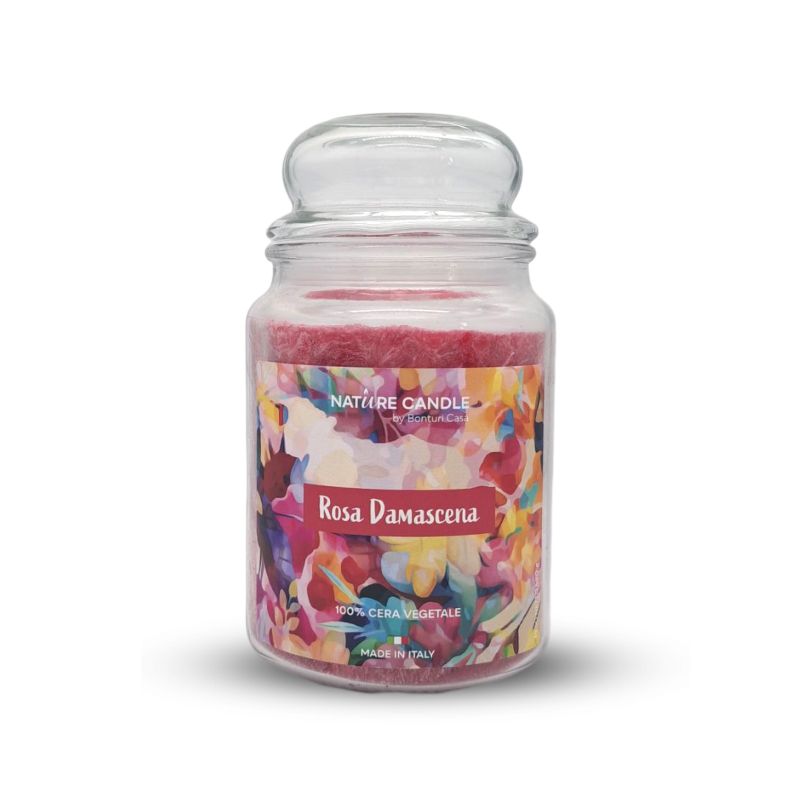 candele profumate rosa damascena 580g