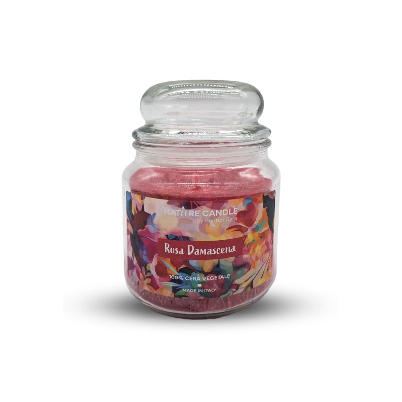 candele profumate rosa damascena 380g