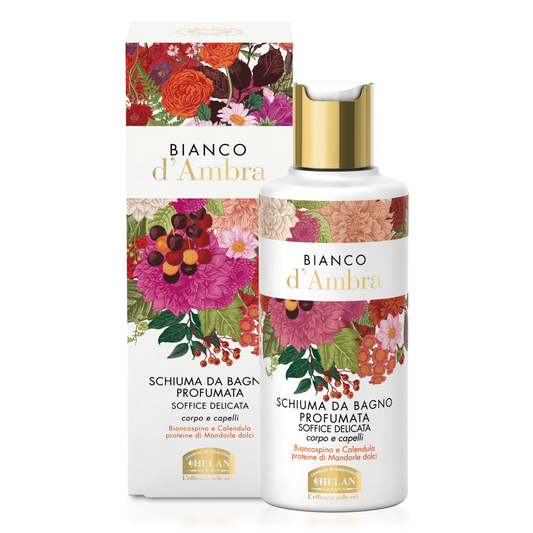Espuma de baño con aroma a ámbar blanco