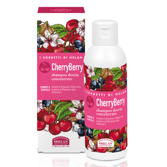 Champú de ducha concentrado CherryBerry de HELAN SORBETS
