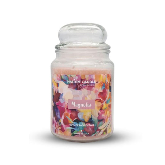 candele profumate magnolia 580g