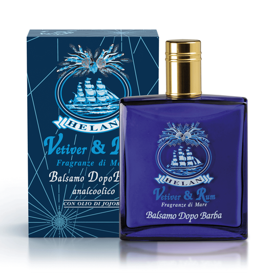 Bálsamo para después del afeitado sin alcohol con vetiver y ron