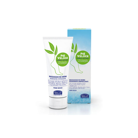 Masaje con crema desodorante refrescante
