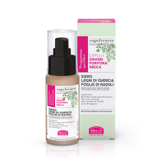Suero de madera de roble y hojas de niaouli 