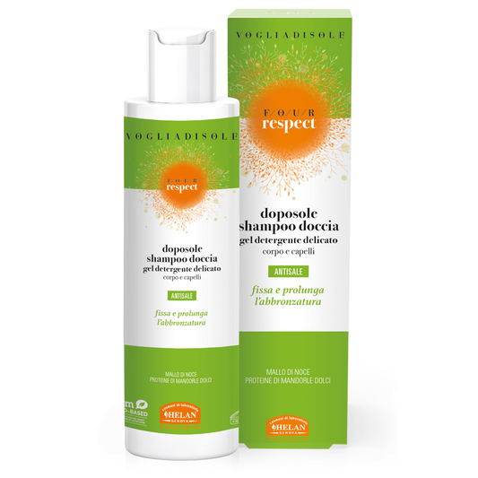 Champú para ducha después del sol