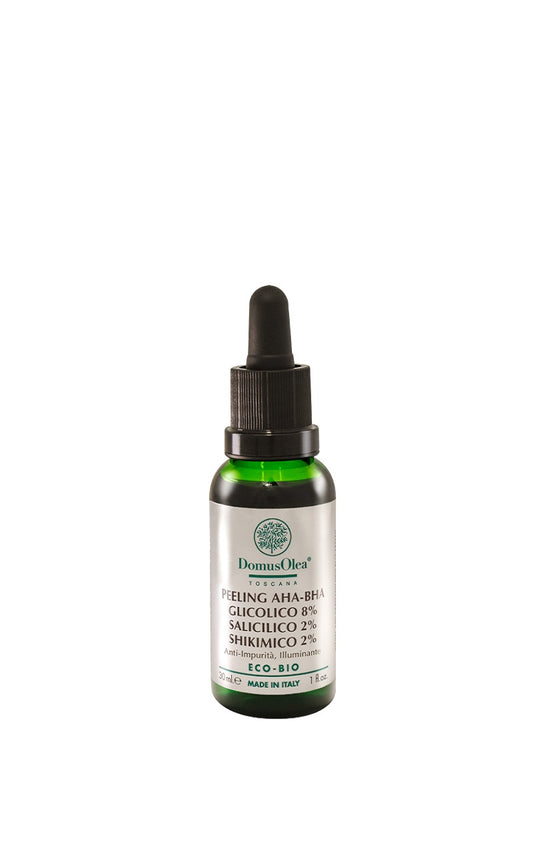 Peeling AHA-BHA Glicolico 8% Salicilico 2% Shikimico 2% 30ml