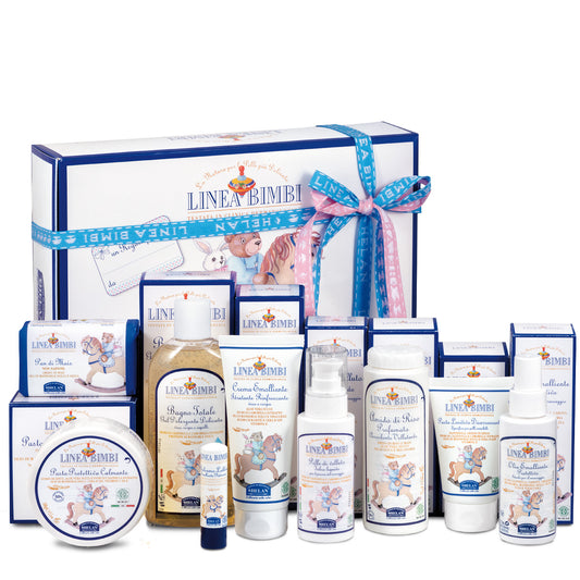 Línea de bebés First Cuddles, caja de regalo de nacimiento