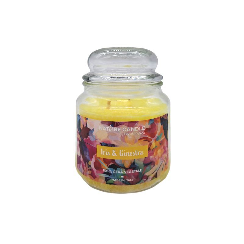 candele profumate iris e ginestra 380g