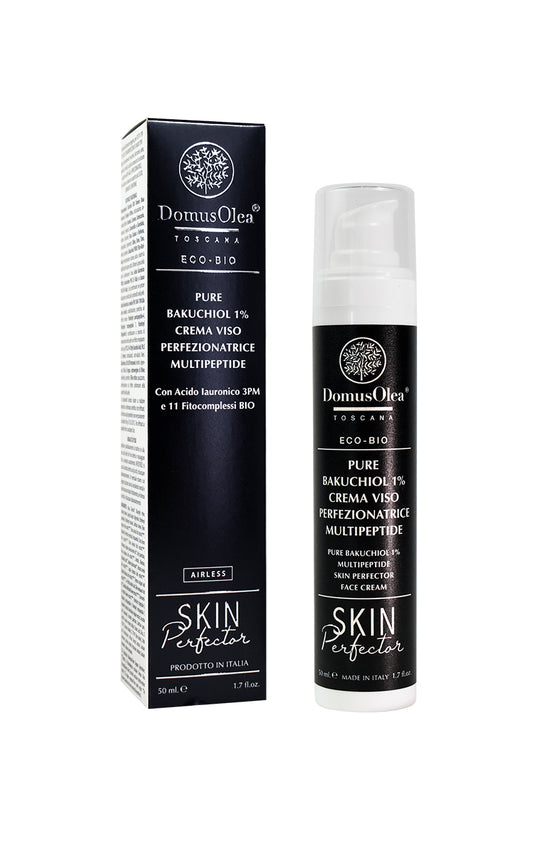 Crema facial perfeccionadora multipeptídica con bakuchiol puro al 1% (50 ml)