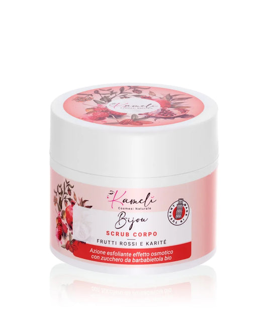Bijou Scrub corpo Frutti Rossi e Karitè 200ml