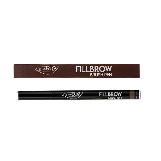 FILLBROWN ORGANIC EYEBROW PEN Dark brown – dark brown