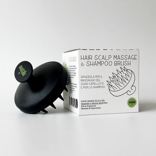 ANARKHIA BIO Spazzola per Massaggio del Cuoio Capelluto e Shampoo