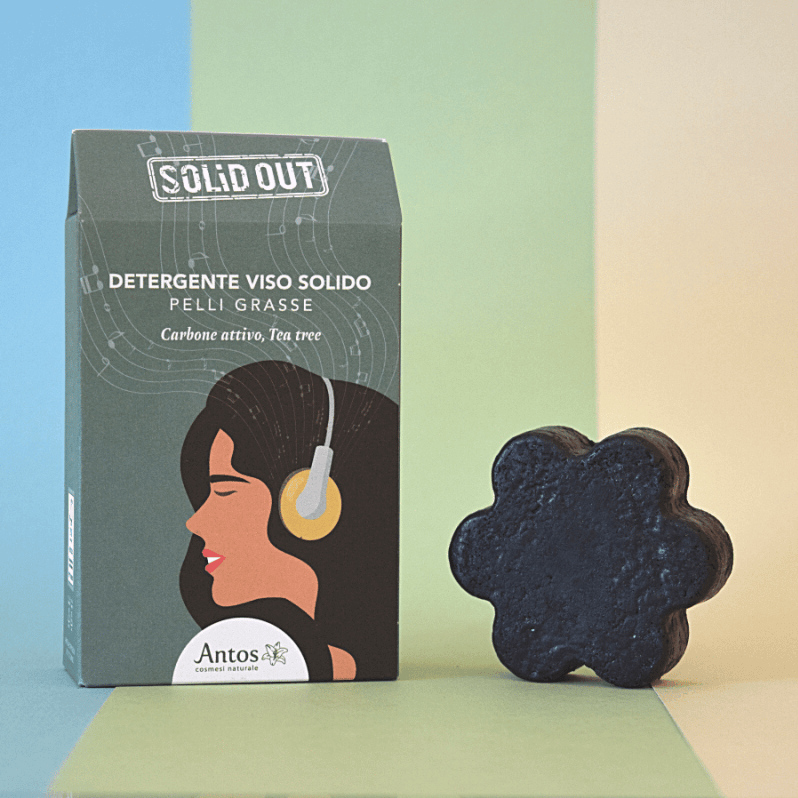 ANTOS Solid Out - Detergente Viso Solido Pelli Grasse - 200 ml