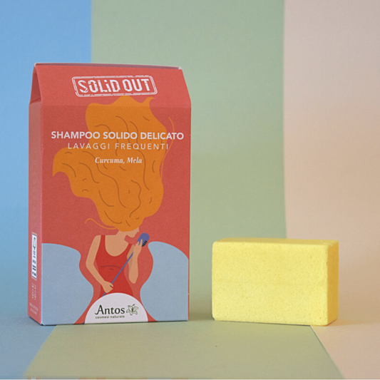 ANTOS Solid Out - Shampoo Solido Delicato Lavaggi - 200 ml Frequenti